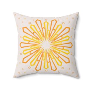 Sunflake Pillow #3 - 4 Sizes