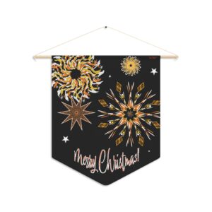 Sunflake Pennant #1 - Merry Christmas
