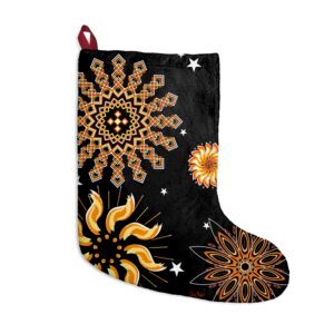 Sunflake Christmas Stocking #3