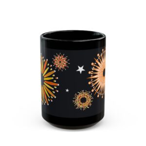 Sunflake Black Mug #4 (11oz, 15oz)