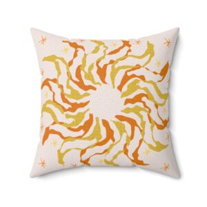 Sunflake Pillow #2 - 4 Sizes