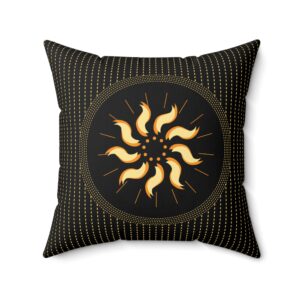 Sunflake Pillow #6 - 4 sizes