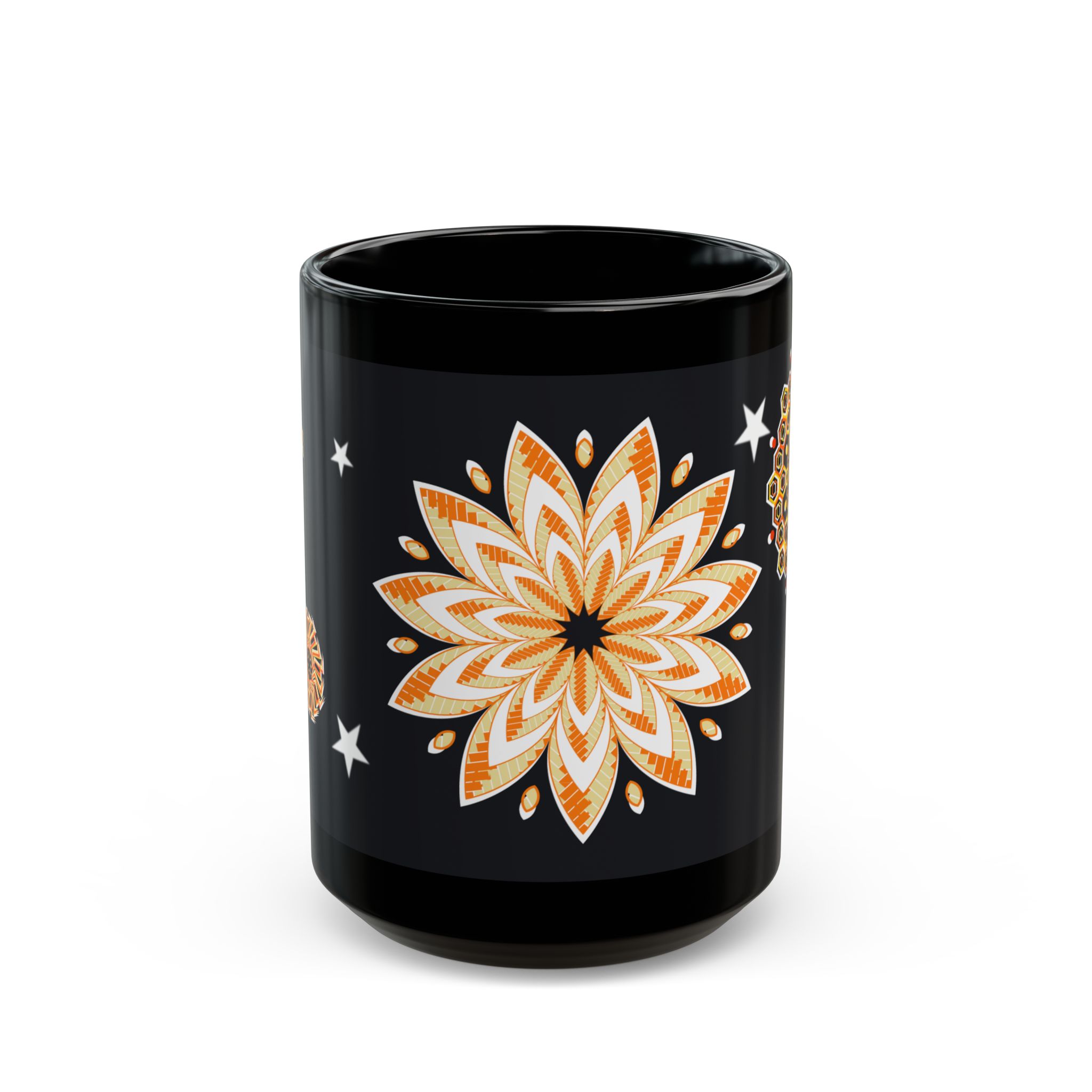 Sunflake Black Mug #3 (11oz, 15oz)