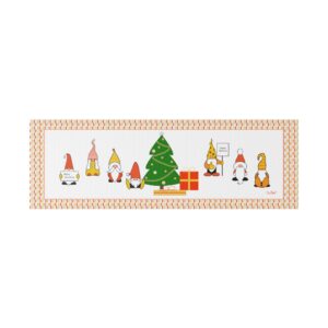 Sunflake Christmas Art - Gnome Family Matte Canvas, Stretched, 0.75"