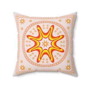 Sunflake Pillow #4 - 4 sizes