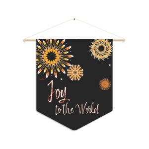 Sunflake Pennant #2 - Joy to the World