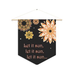 Sunflake Pennant #3 - Let It Snow