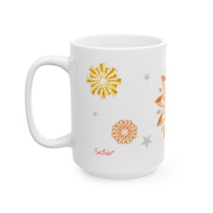 Sunflake Ceramic Mug #11 (11oz, 15oz)