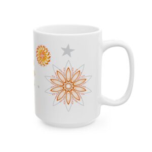 Sunflake Ceramic Mug #13 (11oz, 15oz)