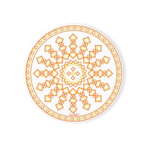 Sunflake Cork Back Coaster #18