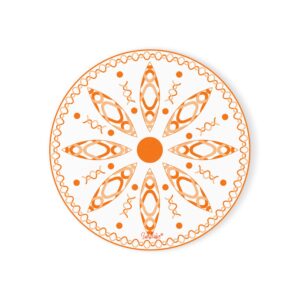 Sunflake Cork Back Coaster #28