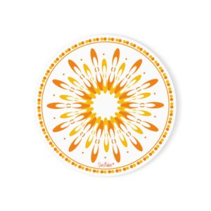 Sunflake Cork Back Coaster #14