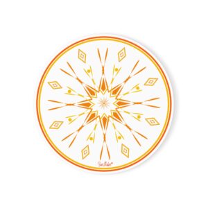 Sunflake Cork Back Coaster #16