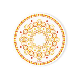 Sunflake Cork Back Coaster #20