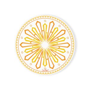 Sunflake Cork Back Coaster #15