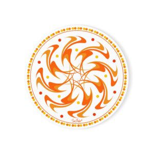 Sunflake Cork Back Coaster #17