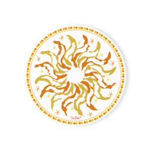 Sunflake Cork Back Coaster #13