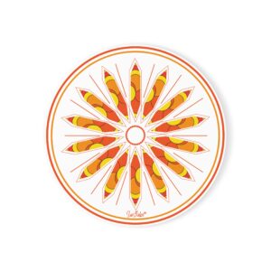 Sunflake Cork Back Coaster #21