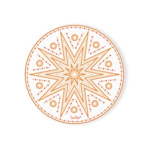 Sunflake Cork Back Coaster #26