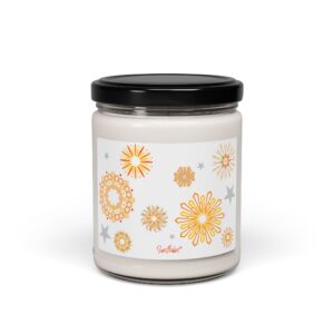 Sunflake Scented Soy Candle, 9oz - 4 Scents