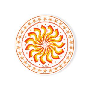 Sunflake Cork Back Coaster #3